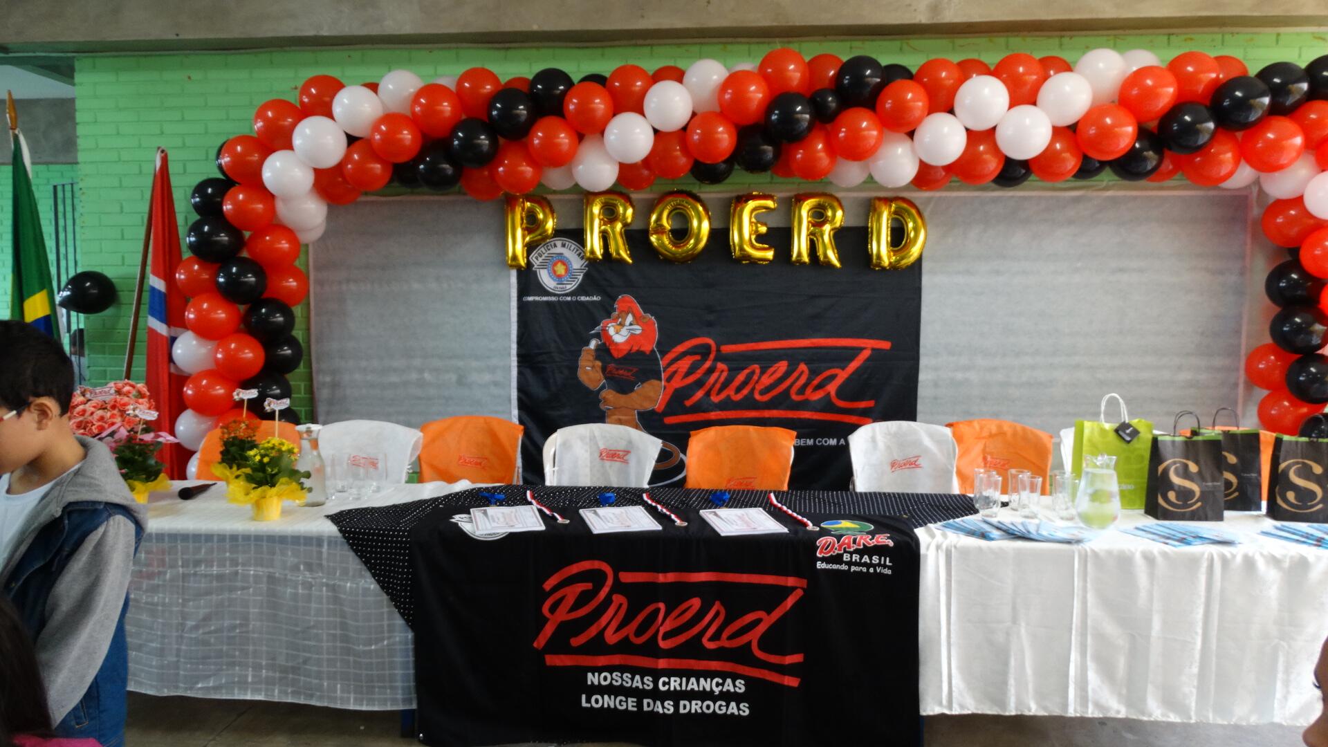 Evento de encerramento do PROERD