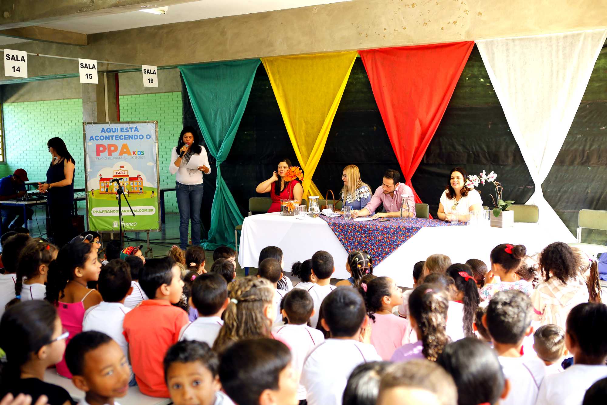 PPA Kids: pequenos franco-rochenses participaram na edição desta tarde de terça-feira (5)