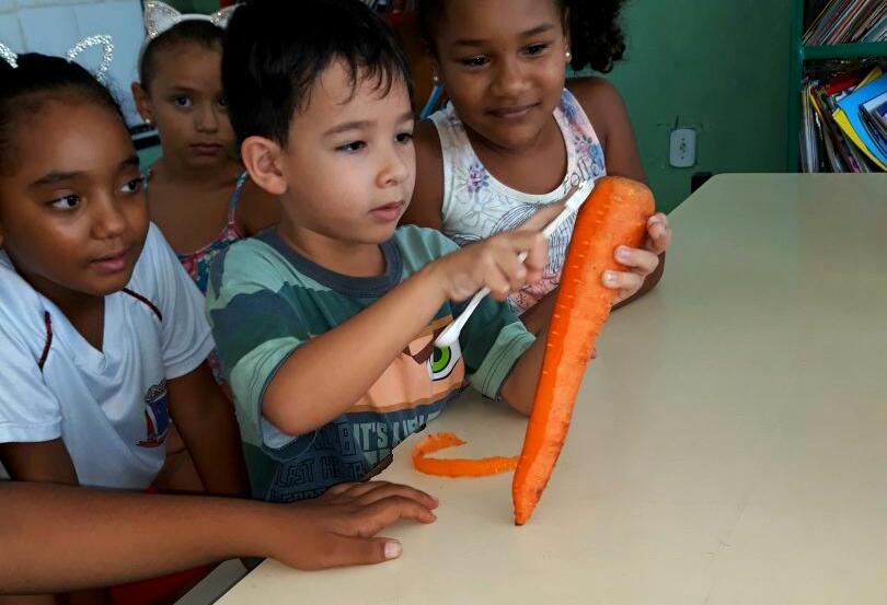 Alimentação saudável estimulada na infância