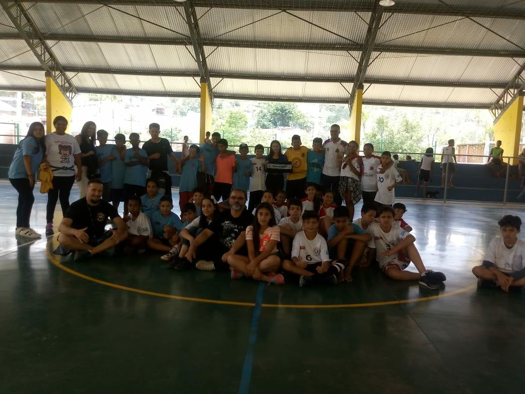 Esporte em Ação faz sucesso com os alunos da EMEB Paulo Renato