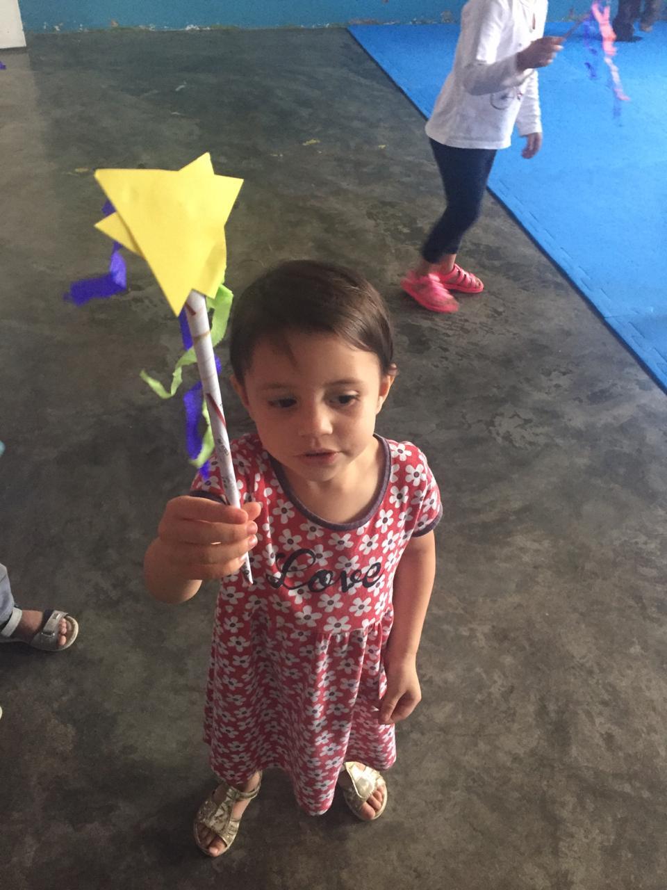 Varinha dos desejos usando triângulos