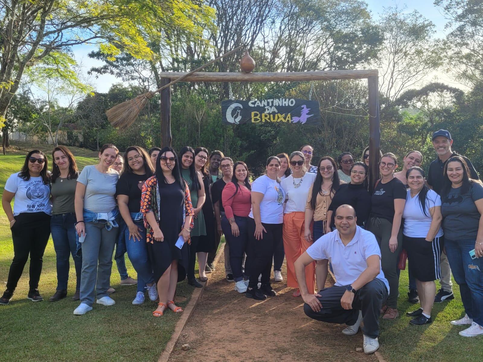 Diretores e coordenadores pedagógicos visitam CIECEL e vivenciam experiências em contato com a Natureza