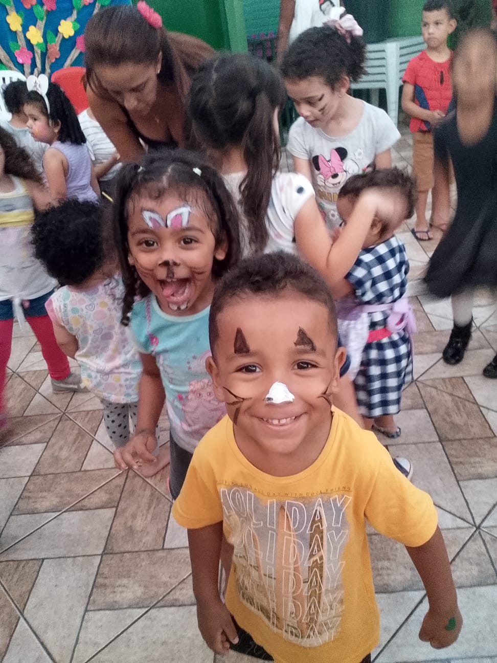 Uma semana inteira dedicada à diversão e alegria das crianças 🎉🎉🧼👗🎩😍