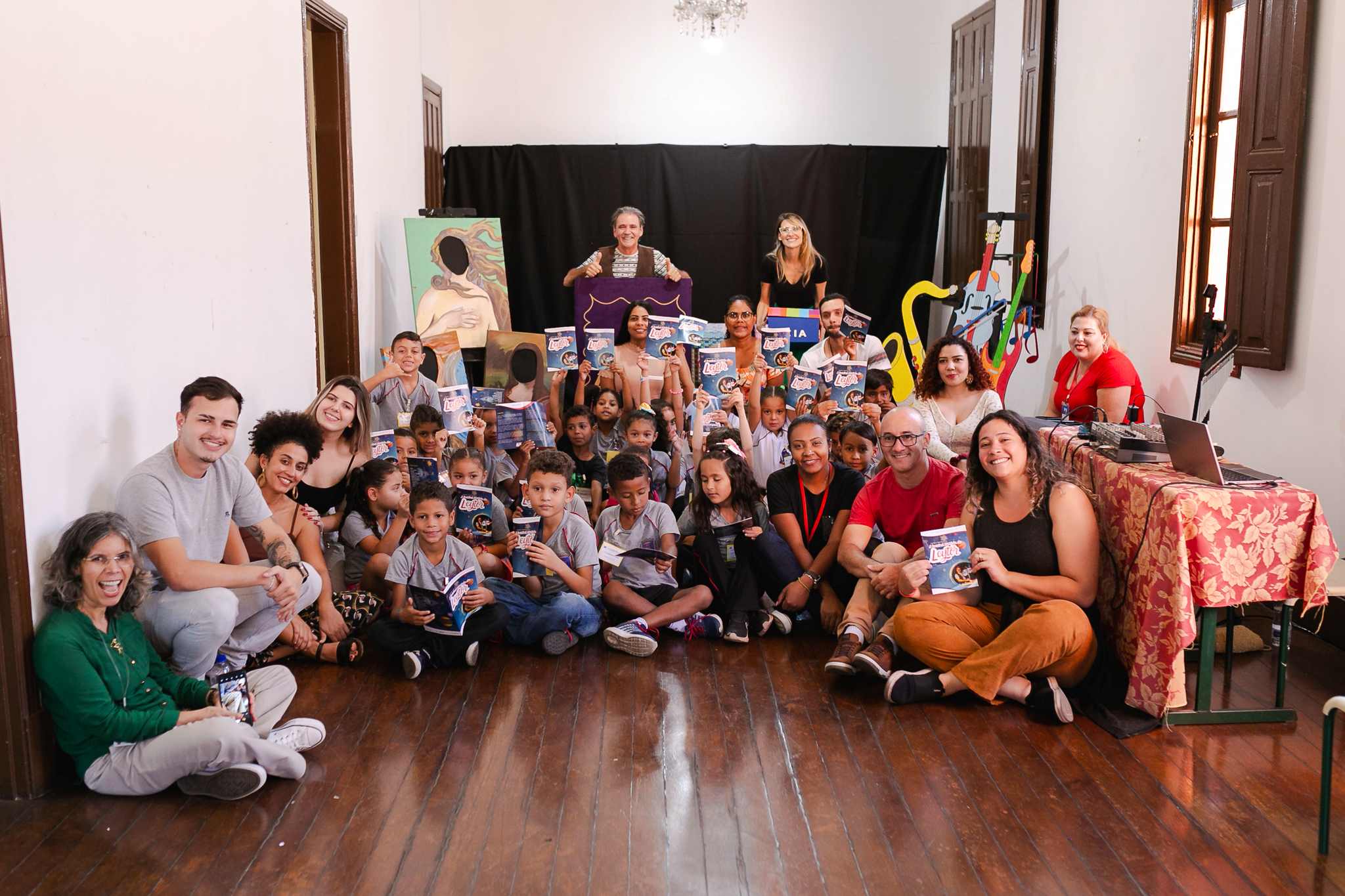 Vivenciamos o teatro… ahh, quantas emoções!🎭🤗❤️