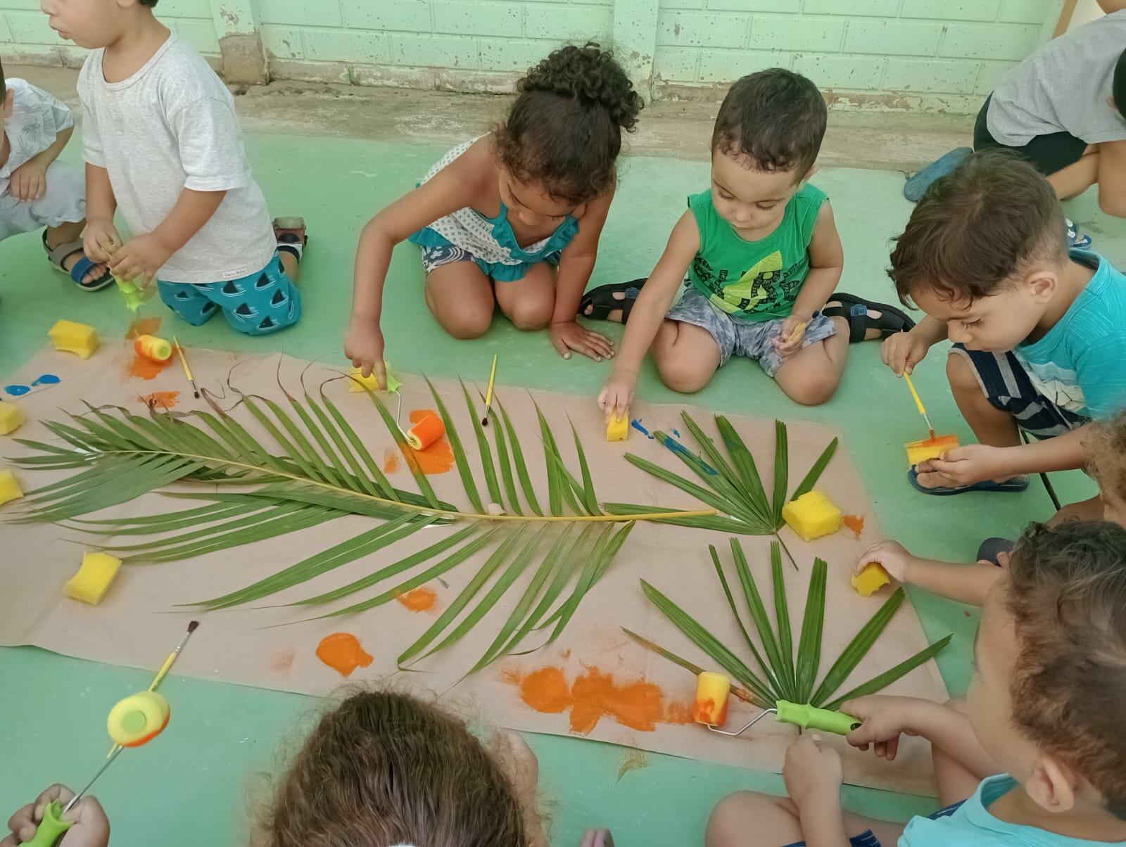 Texturas, cores e beleza, tudo com os elementos da natureza! 🍂🍀🌿🌱🎨🖌️🥰
