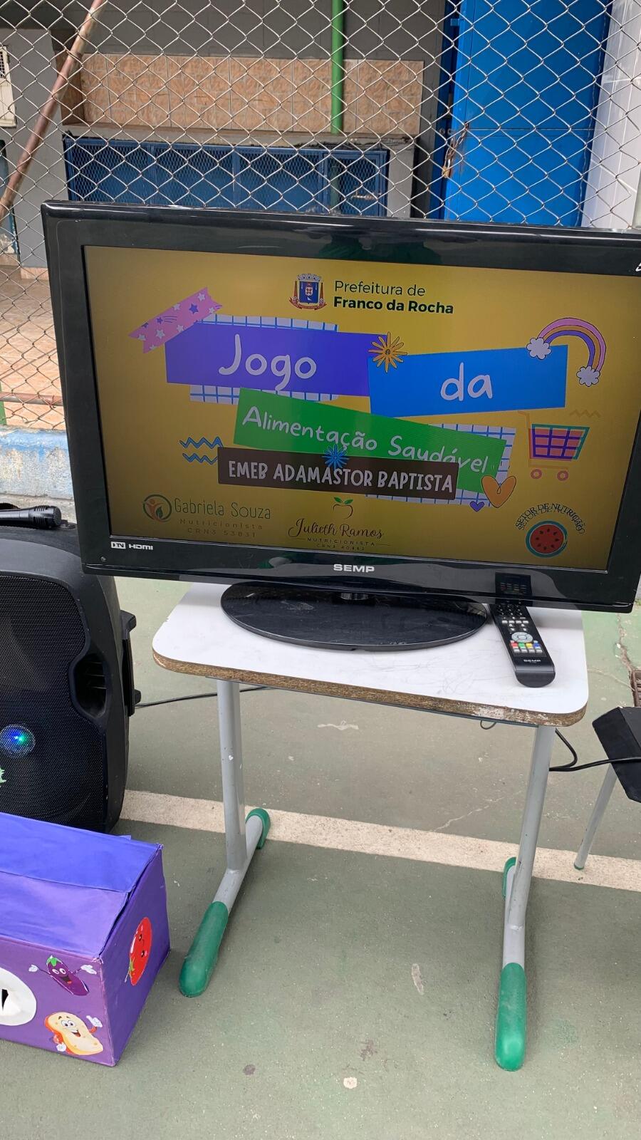 Escola também é lugar de educação nutricional! 🍎😜🏃‍♂️🥭💙🥕